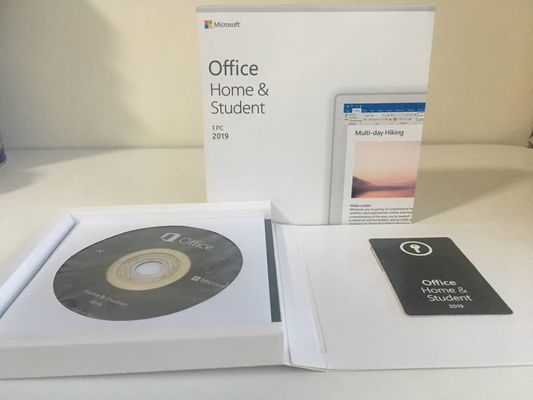 Maison et étudiant originaux Retail Key Card de Microsoft Office 2019
